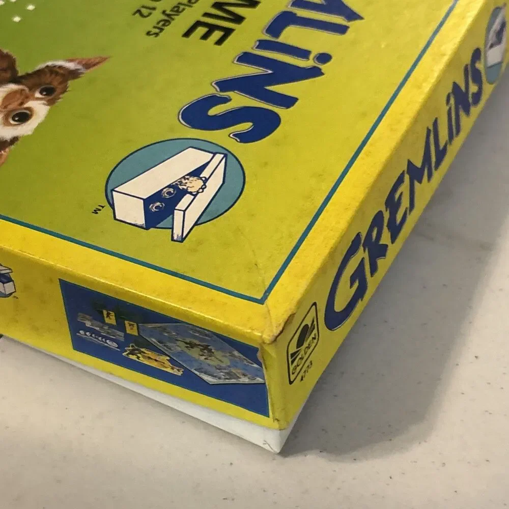 VINTAGE 1984 Gremlins Board Game Complete Golden Game Gizmo With Instructions
